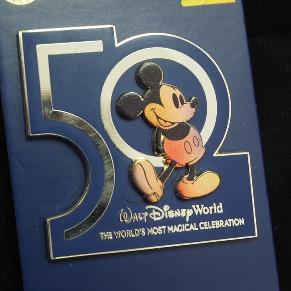 Disney Other - Disney Parks 2021 50th Anniversary Celebration Mickey Mouse Pin - NEW